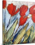 Six Orange Tulips
