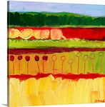 Skagit Fields in Red No 1
