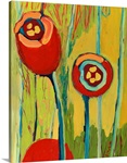 Three Red Poppies