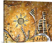Frosted City - Contemporary Cityscape