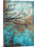 Intertwined 3 - Turquoise Contemporary Landscape