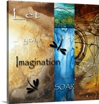 Let Your Imagination Soar - Inspirational Dragonfly Art