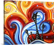 Little Village - Abstract Art House Painting