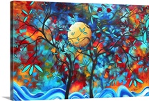 Lovers Moon - Bold Vibrant Landscape Painting