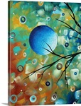 Morning Blues I - Abstract Art Landscape Painting