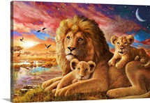 Lion Sunrise