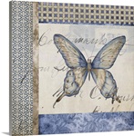 Blue Butterfly Tan
