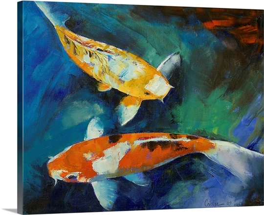 Sanke Koi Painting