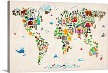 Animal World Map