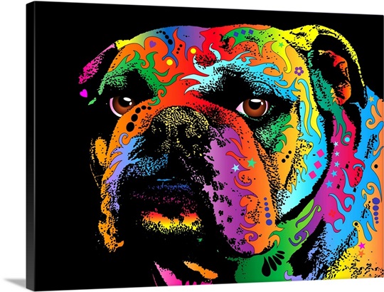 Bulldog face 