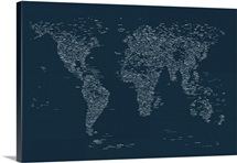 City Names World Map