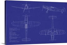 Messerschmitt ME109 blueprint