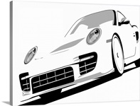 Porsche 911 GT2 White