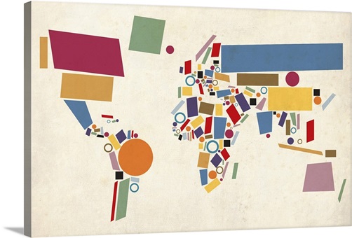 World Map Abstract
