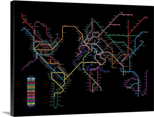 World Metro Map