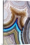 Geode with Bright Aqua Blue