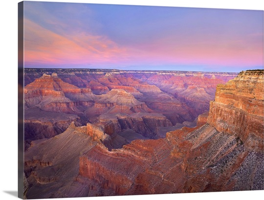Grand Canyon as seen from Mohave Point at sunset Grand Canyon National Park Arizona