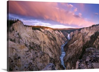 Lower Yellowstone Falls Yellowstone National Park Wyoming