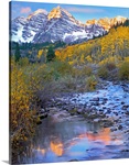 Maroon Bells and Maroon Creek, Colorado