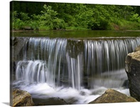 Sand Creek cascades in Osage Hills State Park, Oklahoma