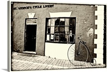 Old Bicycle on Display, St. George, Bermuda