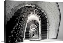Staircase Perspective, Rome Marriott Flora Hotel, Italy