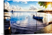 Sunset in a Fishing Village, La Parguera, Puerto Rico