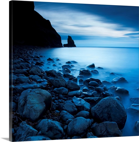 Talisker Bay Under a Winter Moon