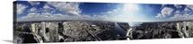 360 degree view of a city Tampa Hillsborough County Florida