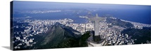 Aerial Rio de Janeiro Brazil