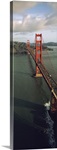 Aerial view of a bridge, Golden Gate Bridge, San Francisco, California