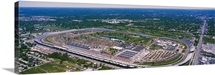 Aerial view of a city, Indianapolis Motor Speedway, Indianapolis, Indiana