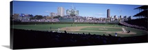 Baseball match in progress Wrigley Field Chicago Cook County Illinois