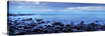 Beach at dusk, Westward Ho, North Devon, Devon, England
