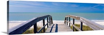 Boardwalk on the beach, Gasparilla Island, Florida