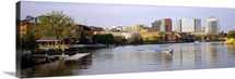 Boat in a river, Delaware River, Wilmington, Delaware