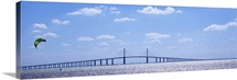 Bridge across a bay Sunshine Skyway Bridge Tampa Bay Florida