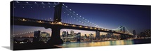 Bridge across the river, Manhattan Bridge, Lower Manhattan, New York City, New York State