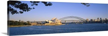 Bridge over water, Sydney Opera House, Sydney, New South Wales, Australia
