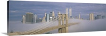 Brooklyn Bridge and Manhattan New York NY