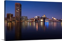 Buildings at the waterfront, Inner Harbor, Baltimore, Maryland