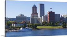 Buildings at the waterfront Portland Multnomah County Oregon