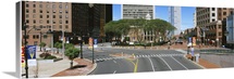Buildings in a city, Riverfront Plaza, Hartford, Connecticut, New England