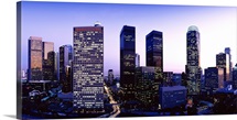 California, Los Angeles, Skyline at Dusk