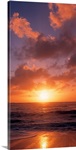 California, Pillar Point, View of clouds at dusk