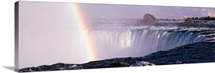 Canada, Ontario, Niagara, Rainbow over Niagara Falls