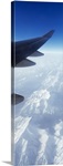 Canadian Rockies from Airplane Window
