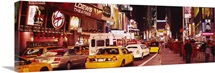 Cars on the road, Times Square, Manhattan, New York City, New York State
