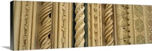 Carving details of a cathedral front facade, Orvieto, Umbria, Italy
