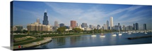 Chicago skyline w/marina IL
